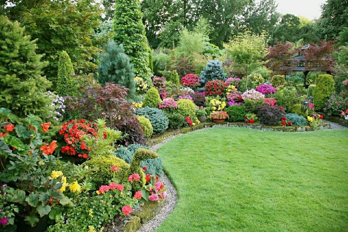  trồng cây cảnh trước nhà cũng giúp tạo ra mỹ quan cho tổng thể ngôi nhà.