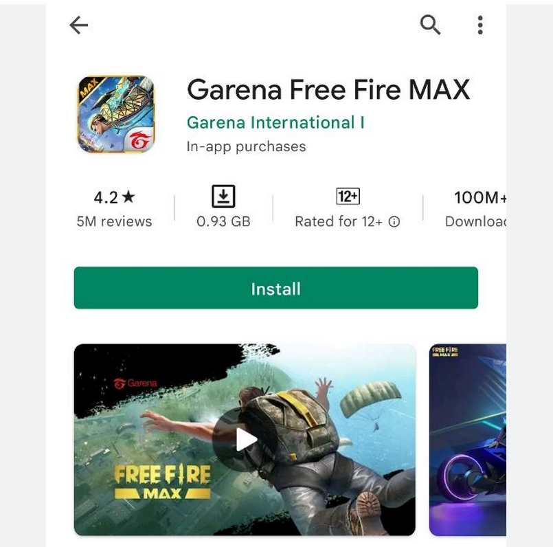Tải FF MAX trên Google Play